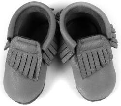 Baobaby Pantofi pentru bebeluşi Baobaby - Moccasins, grey, mărimea S (BBMC801-S)