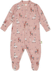 Bio Baby Salopetă pentru copii cu imprimeu Bio Baby - 80 cm, 9-12 luni, roz (97222413)