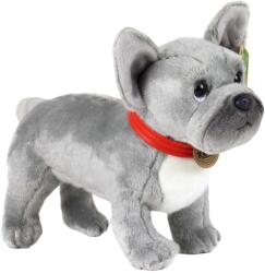 Rappa Jucărie de pluș Rappa Eco friends - Câine buldog francez, în picioare, gri, 30 cm (211766)