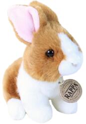 Rappa Jucărie de pluș Rappa Eco Friends - Iepuraș, alb și maro, 16 cm (689121-1)