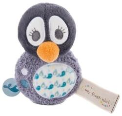 NICI Jucărie moale cu zornaitoare NICI - Wachili pinguinul, 12 cm (46587)