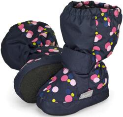 Sterntaler Botine de iarnă impermeabile - cu velcro, mărimea 21-22, 18-24 luni, buline (5102110-300)