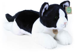 Rappa Jucărie de pluș Rappa Eco Friends - Pisică în alb și negru, mincinoasă, 36 cm (835085)