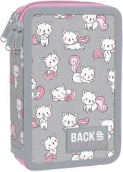 BackUP Penar cu instrumente de scris BackUp EW - Kitty, cu 3 fermoare (100484) Penar