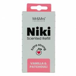 Mr&Mrs Fragrance Niki Vanilla & Patchouli Refill Autóillatosító Utántöltő 1 db