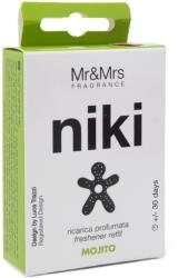 Mr&Mrs Fragrance Niki Mojito Refill Autóillatosító Utántöltő 1 db