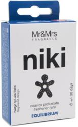 Mr&Mrs Fragrance Niki Equilibrium Refill Autóillatosító Utántöltő 1 db