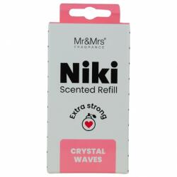 Mr&Mrs Fragrance Niki Crystal Waves Refill Autóillatosító Utántöltő 1 db