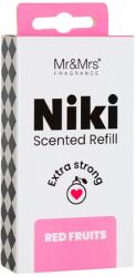 Mr&Mrs Fragrance Niki Red Fruits Refill Autóillatosító Utántöltő 1 db