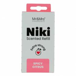 Mr&Mrs Fragrance Niki Spicy Citrus Refill Autóillatosító Utántöltő 1 db