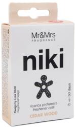 Mr&Mrs Fragrance Niki Cedar Wood Refill Autóillatosító Utántöltő 1 db