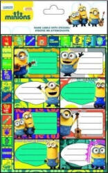  Minions Füzetcímke - 8 db/ív + Matricák (GIM-774-54049)