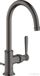 Hansgrohe AXOR MONTREUX 210 mosdó csaptelep automata leeresztővel, szálcsiszolt fekete króm 16517340 (16517340)