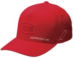  Șapcă pentru copii 100% Shadow Snapback roșu (AIM186-874)