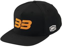  Capac 100% BB33 Snapback negru-portocaliu (AIM186-880)