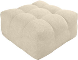 Bedora Pouf Bedora Teddy, Ivory, 90x90x43 cm