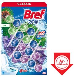 Bref Power Aktiv Pine Lavender toalett frissítő 4 x 50 g