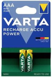 VARTA Mikro ceruza (AAA) NiMH akkucsomag 2db 800 mAh 1.2 V Varta Ready2Use HR03 - conrad