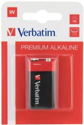 Verbatim ALKALINE BATTERY 9V 1 PACK (HANGCARD) (49924) - TechnoGear