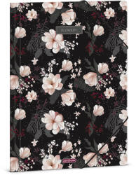 Ars Una Ars Una: Flowery Black virágos gumis mappa A/4 (50213740)