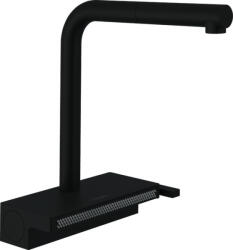 Hansgrohe Aquno Select M81, karos konyhai csaptelep 250, kihúzható kifolyó, 2jet, fekete matt, HAN-73836670 (HAN-73836670)