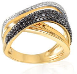 Heratis Forever Briliáns gyűrű fekete gyémántokkal 1.140 ct IZBR081