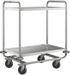 B. PRO cărucior de servire execuție grea SW 8x5-2 roți galvanizate