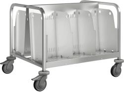 B. PRO Wagen de farfurii TWH 2N 2-sidet roți din plastic