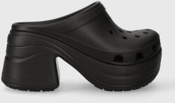 Crocs papucs Siren Clog fekete, női, magassarkú, 208547, 208371 - fekete Női 42/43