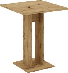 TEMPO KONDELA Étkezőasztal, artisan tölgy, 67, 5x67, 5 cm, EVERET