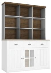 TEMPO KONDELA Felsőszekrény komódhoz R2D, sosna Andersen/tölgy lefkas, PROVANCE - kondela