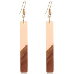 HARAHU Wow Resin Fülbevaló-Narancssárga KP32697