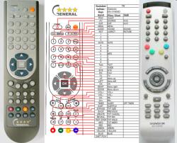 GENERAL DAEWOO EN-31905D - telecomandă compatibilă de marcă General