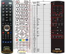 GENERAL BENQ SC3211 - telecomandă compatibilă de marcă General