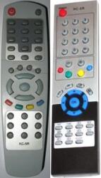 înlocuitoare PROVISION L-1411T P/S BG/DK - telecomandă - înlocuitoare ARGINTIU