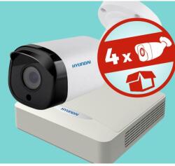 Hyundai 4 motorzoom csőkamerás, 4MP IP kamerarendszer