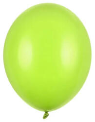 Partydeco Lufi Strong 5" (12cm-es) Latex léggömb, 100db/csomag, Lime zöld (LUFI890853)