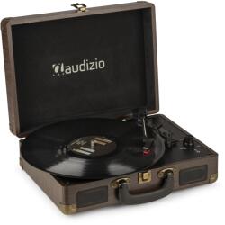 Audizio RP114W Pick-up cu design servieta, AUX, maro lemn, Audizio (102.045)