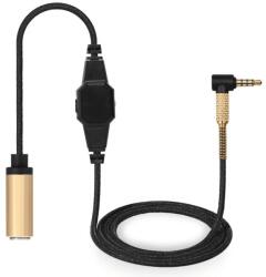 PadForce Cablu audio PadForce, Jack 3.5mm la 3.5 mama, placat cu aur, Control Volum, Lungime 1.20m