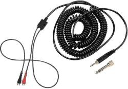 PadForce Cablu audio PadForce pentru casti Sennheiser HD25, cu Adaptor 6, 35 mm, Spiralat, Lungime 1.50 - 5m