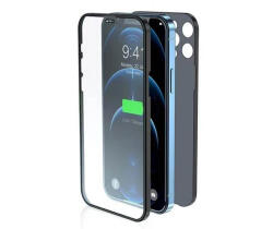 LITO Apple iPhone 12 Pro Max Lito 360'' Full Protect 2in1 Hátlap + Előlapi Üvegfólia - Fekete