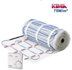 Kima Kit covoras incalzire electrica pardoseala KIMA-75W/m2, 4m2 cu termostat Eberle