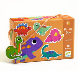 DJECO Puzzle duo Micii Dinozauri, Djeco (DJ08263) - copiicujucarii