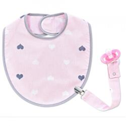 BabyJem Baveta cu suport pentru suzeta BabyJem (Culoare: Gri) (bj_4531) - copiicujucarii Bavata