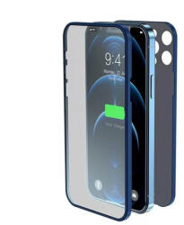 LITO Apple iPhone 12 Pro Lito 360'' Full Protect 2in1 Hátlap + Előlapi Üvegfólia - Kék