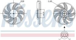 NISSENS Ventilator, radiator NISSENS 850105 (850105) - automobilus
