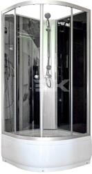 Aqualife zuhanykabin, Opal 509 Fekete mélytálcás (7874)