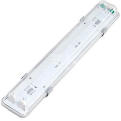 Asalite Prémium IP65 Por-és Páramentes Armatúra 2x60cm T8 LED Csőre Előkészítve (2x9W fénycső nem tartozék)