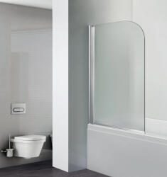 Aqualife Kádparaván, Aqualife HX-112C, 75x130 cm, átlátszó üveggel