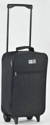Colorlife 18696 Valiză De Călătorie De Cabină Din Material Textil Neagră Cu 2 Roți Înălțime 53 Cm (18696-01) Valiza
